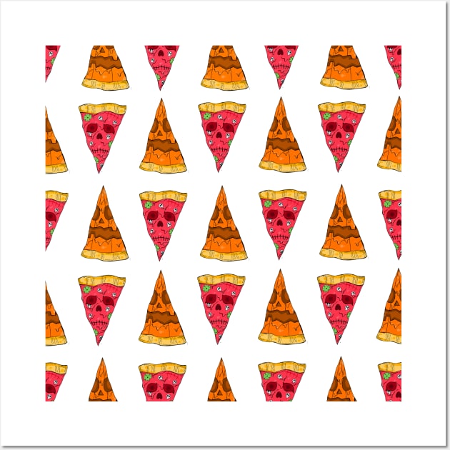 PIZZA PATTERN Wall Art by onora